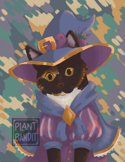 Pet portrait commission - 2024